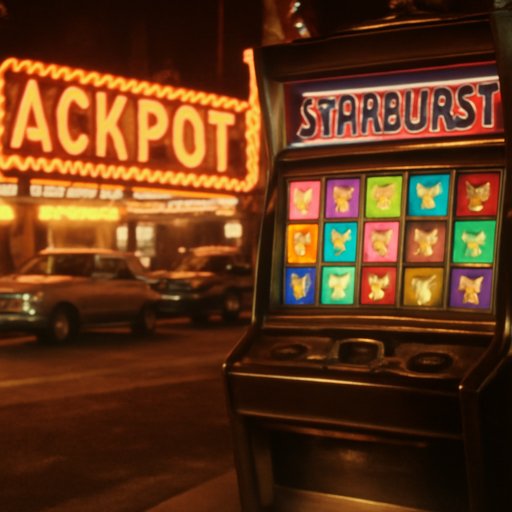 ace360 Starburst colorful Slot Grid